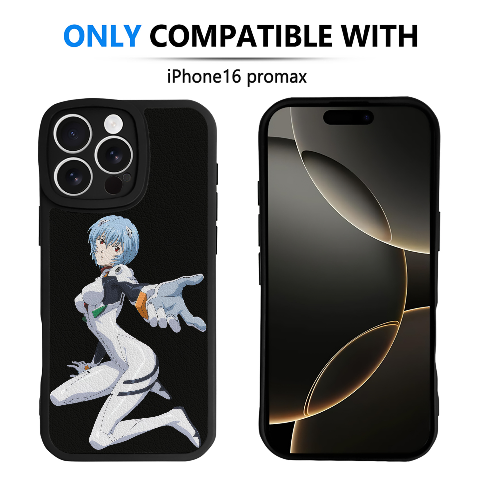 （画像用） EVA 新世紀エヴァンゲリオン 【iPhone 16シリーズ対応】シリコンスマホケース（レザー調） 材質：シリコン